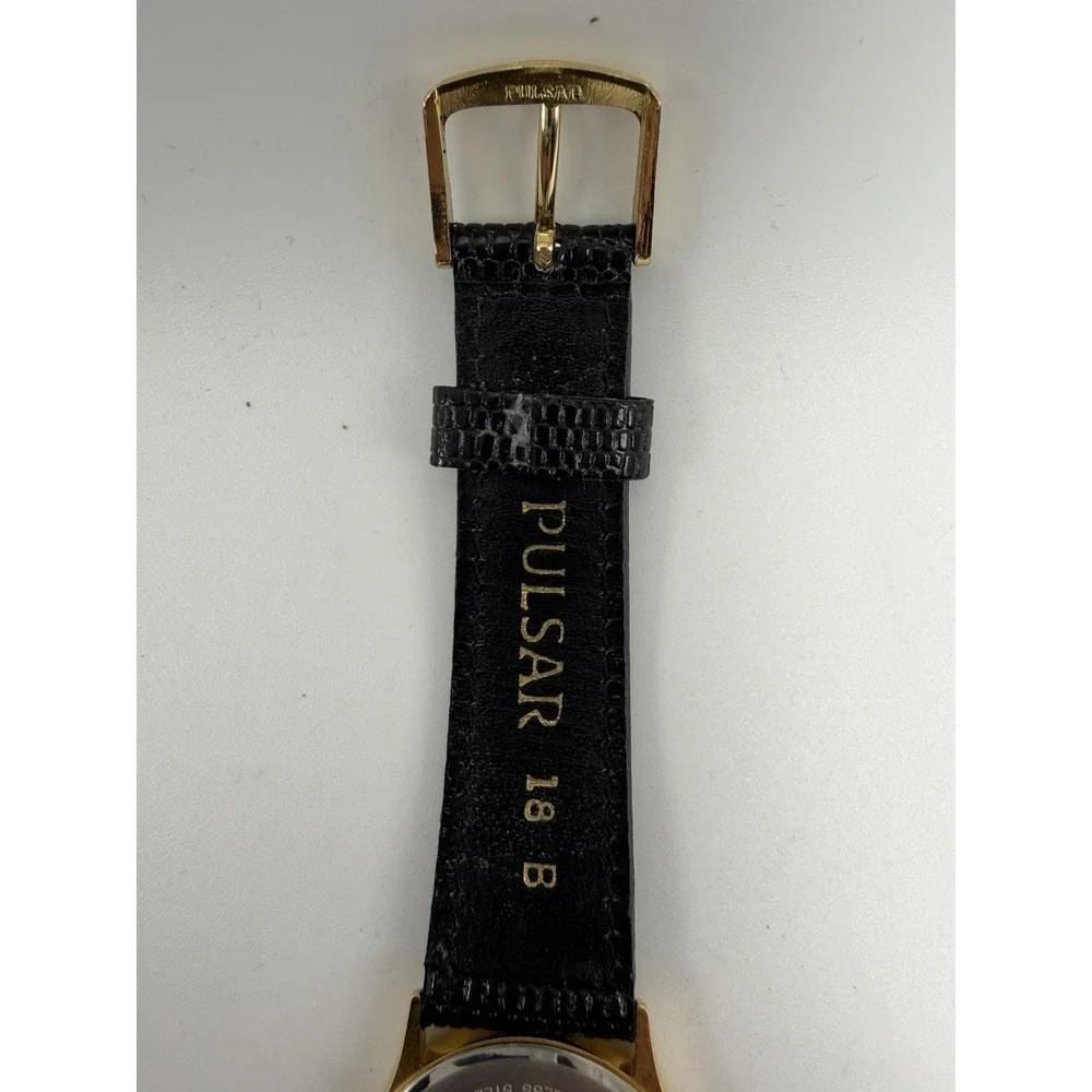 Pulsar V300-7A00‎ New Battery Mens Watch Brooks Fashions 31MM 7.5